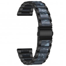 רצועה לשעון - Huawei Watch GT 3 46mm עשוי מ - מתכת בצבע - כחול שחור