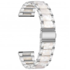 רצועה לשעון - Huawei Watch GT 3 46mm עשוי מ - מתכת בצבע - כסף לבן