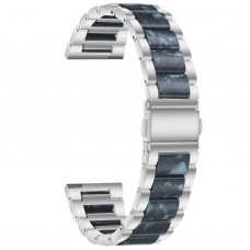 רצועה לשעון - Huawei Watch GT 3 46mm עשוי מ - מתכת בצבע - כחול כסף