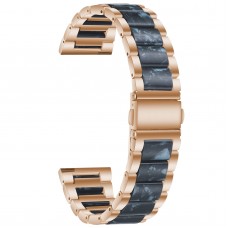 רצועה לשעון - Huawei Watch GT 3 46mm עשוי מ - מתכת בצבע - ורד זהב כחול