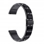 רצועה לשעון - Samsung Galaxy Watch Active2 44mm עשוי מ - מתכת בצבע - שחור+שחור