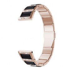 רצועה לשעון - Samsung Galaxy Watch Active2 44mm עשוי מ - מתכת בצבע - זהב+שחור