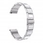 רצועה לשעון - Samsung Galaxy Watch Active2 44mm עשוי מ - מתכת בצבע - כסף+לבן