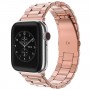 רצועה לשעון חכם לדגם: Apple Watch 4 44mm עשוי מחומר: מתכת בצבע: זהב ורד