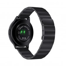 רצועה לשעון חכם לדגם: Samsung Galaxy Watch 5 Pro 45mm עשוי מחומר: מתכת בצבע: שָׁחוֹר