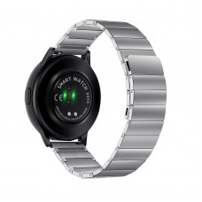 רצועה לשעון חכם לדגם: Samsung Galaxy Watch 5 Pro 45mm עשוי מחומר: מתכת בצבע: כסף