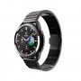 רצועה לשעון חכם לדגם: Samsung Galaxy Watch 4 Classic 46mm עשוי מחומר: מתכת בצבע: שָׁחוֹר