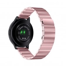 רצועה לשעון חכם לדגם: Samsung Galaxy Watch 4 44mm עשוי מחומר: מתכת בצבע: וָרוֹד
