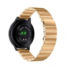 רצועה לשעון חכם לדגם: Samsung Galaxy Watch 4 44mm עשוי מחומר: מתכת בצבע: זהב