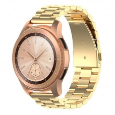 רצועה לשעון חכם לדגם: Samsung Galaxy Watch 46mm עשוי מחומר: מתכת בצבע: זהב