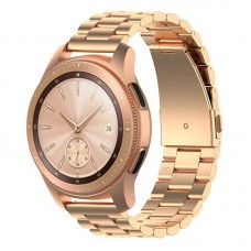 רצועה לשעון חכם לדגם: Samsung Galaxy Watch 46mm עשוי מחומר: מתכת בצבע: זהב ורד
