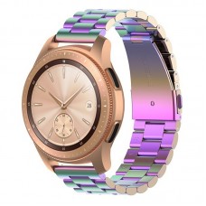 רצועה לשעון חכם לדגם: Samsung Galaxy Watch 46mm עשוי מחומר: מתכת בצבע: צִבעוֹנִי