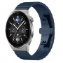 רצועה לשעון חכם לדגם: Huawei Watch GT 3 Pro 46mm עשוי מחומר: מתכת בצבע: כָּחוֹל