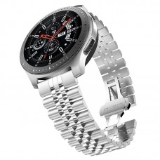 רצועה לשעון חכם לדגם: Huawei Watch GT 2e עשוי מחומר: מתכת בצבע: כסף