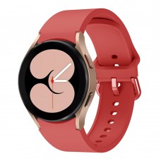 רצועה לשעון חכם לדגם: Samsung Galaxy Watch 5 Pro 45mm עשוי מחומר: סיליקון בצבע: אָדוֹם