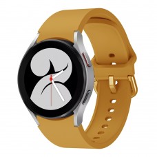 רצועה לשעון חכם לדגם: Samsung Galaxy Watch 5 Pro 45mm עשוי מחומר: סיליקון בצבע: צהוב