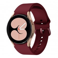 רצועה לשעון חכם לדגם: Samsung Galaxy Watch 5 Pro 45mm עשוי מחומר: סיליקון בצבע: יין אדום