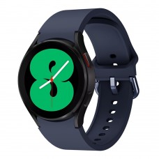 רצועה לשעון חכם לדגם: Samsung Galaxy Watch 5 44mm עשוי מחומר: סיליקון בצבע: כחול חצות