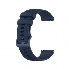 רצועה לשעון חכם לדגם: Samsung Galaxy Watch 4 Classic 46mm עשוי מחומר: סיליקון בצבע: כָּחוֹל