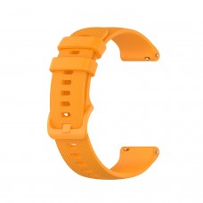 רצועה לשעון חכם לדגם: Samsung Galaxy Watch 4 Classic 46mm עשוי מחומר: סיליקון בצבע: צהוב