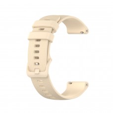 רצועה לשעון חכם לדגם: Samsung Galaxy Watch 4 Classic 46mm עשוי מחומר: סיליקון בצבע: בז '