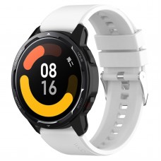רצועה לשעון חכם לדגם: Samsung Galaxy Watch 42mm עשוי מחומר: סיליקון בצבע: לבן