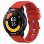 רצועה לשעון חכם לדגם: Samsung Galaxy Watch 42mm עשוי מחומר: סיליקון בצבע: אָדוֹם