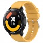 רצועה לשעון חכם לדגם: Samsung Galaxy Watch 42mm עשוי מחומר: סיליקון בצבע: צהוב