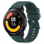 רצועה לשעון חכם לדגם: Samsung Galaxy Watch 42mm עשוי מחומר: סיליקון בצבע: ירוק כהה