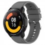 רצועה לשעון חכם לדגם: Samsung Galaxy Watch 42mm עשוי מחומר: סיליקון בצבע: אפור