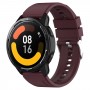רצועה לשעון חכם לדגם: Samsung Galaxy Watch 42mm עשוי מחומר: סיליקון בצבע: יין אדום