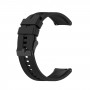 רצועה לשעון חכם לדגם: Huawei Watch GT 2 Pro עשוי מחומר: סיליקון בצבע: שָׁחוֹר