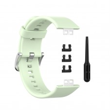רצועה לשעון חכם לדגם: Huawei Watch Fit עשוי מחומר: סיליקון בצבע: ירוק
