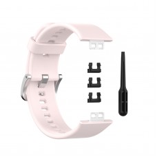 רצועה לשעון חכם לדגם: Huawei Watch Fit עשוי מחומר: סיליקון בצבע: וָרוֹד