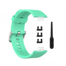 רצועה לשעון חכם לדגם: Huawei Watch Fit עשוי מחומר: סיליקון בצבע: ירוק בהיר