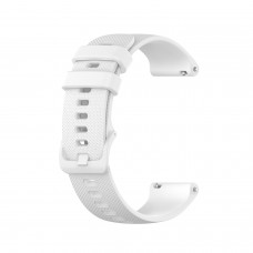 רצועה לשעון חכם לדגם: Huawei Watch GT 2 46mm עשוי מחומר: סיליקון בצבע: לבן
