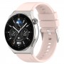 רצועה לשעון חכם לדגם: Huawei Watch GT 3 Pro 46mm עשוי מחומר: סיליקון בצבע: וָרוֹד