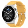 רצועה לשעון חכם לדגם: Huawei Watch GT 3 Pro 46mm עשוי מחומר: סיליקון בצבע: צהוב