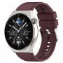רצועה לשעון חכם לדגם: Huawei Watch GT 3 Pro 46mm עשוי מחומר: סיליקון בצבע: יין אדום