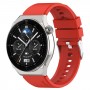 רצועה לשעון חכם לדגם: Huawei Watch GT 3 Pro 46mm עשוי מחומר: סיליקון בצבע: אָדוֹם