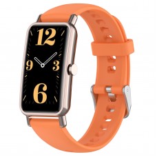 רצועה לשעון חכם לדגם: Huawei Watch Fit Mini עשוי מחומר: סיליקון בצבע: תפוז