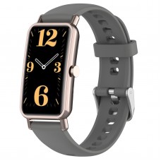 רצועה לשעון חכם לדגם: Huawei Watch Fit Mini עשוי מחומר: סיליקון בצבע: אפור כהה
