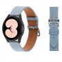 רצועה לשעון חכם לדגם: Samsung Galaxy Watch 5 Pro 45mm עשוי מחומר: עור בצבע: שמים כחולים