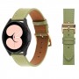 רצועה לשעון חכם לדגם: Samsung Galaxy Watch 5 Pro 45mm עשוי מחומר: עור בצבע: אבוקדו ירוק