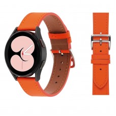 רצועה לשעון חכם לדגם: Samsung Galaxy Watch 5 Pro 45mm עשוי מחומר: עור בצבע: תפוז