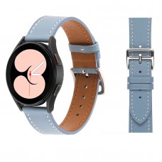 רצועה לשעון חכם לדגם: Samsung Galaxy Watch 5 44mm עשוי מחומר: עור בצבע: שמים כחולים