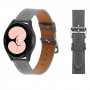 רצועה לשעון חכם לדגם: Samsung Galaxy Watch 5 44mm עשוי מחומר: עור בצבע: אפור