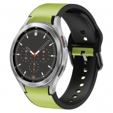 רצועה לשעון חכם לדגם: Samsung Galaxy Watch 4 Classic 46mm עשוי מחומר: עור בצבע: צבע סיד