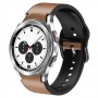 רצועה לשעון חכם לדגם: Samsung Galaxy Watch 4 Classic 42mm עשוי מחומר: עור בצבע: חום בהיר