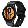 רצועה לשעון חכם לדגם: Samsung Galaxy Watch 4 40mm עשוי מחומר: עור בצבע: שָׁחוֹר
